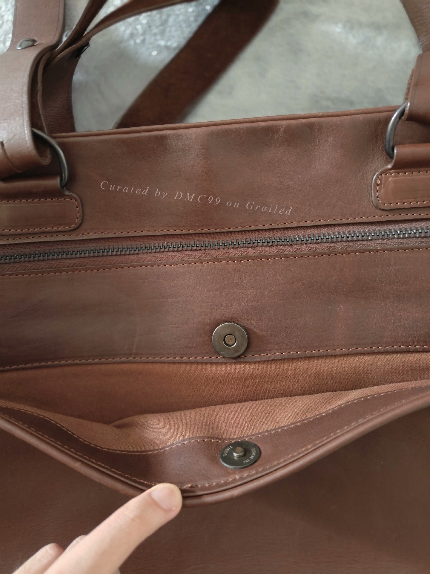 Yohji Yamamoto 90s Leather Bag