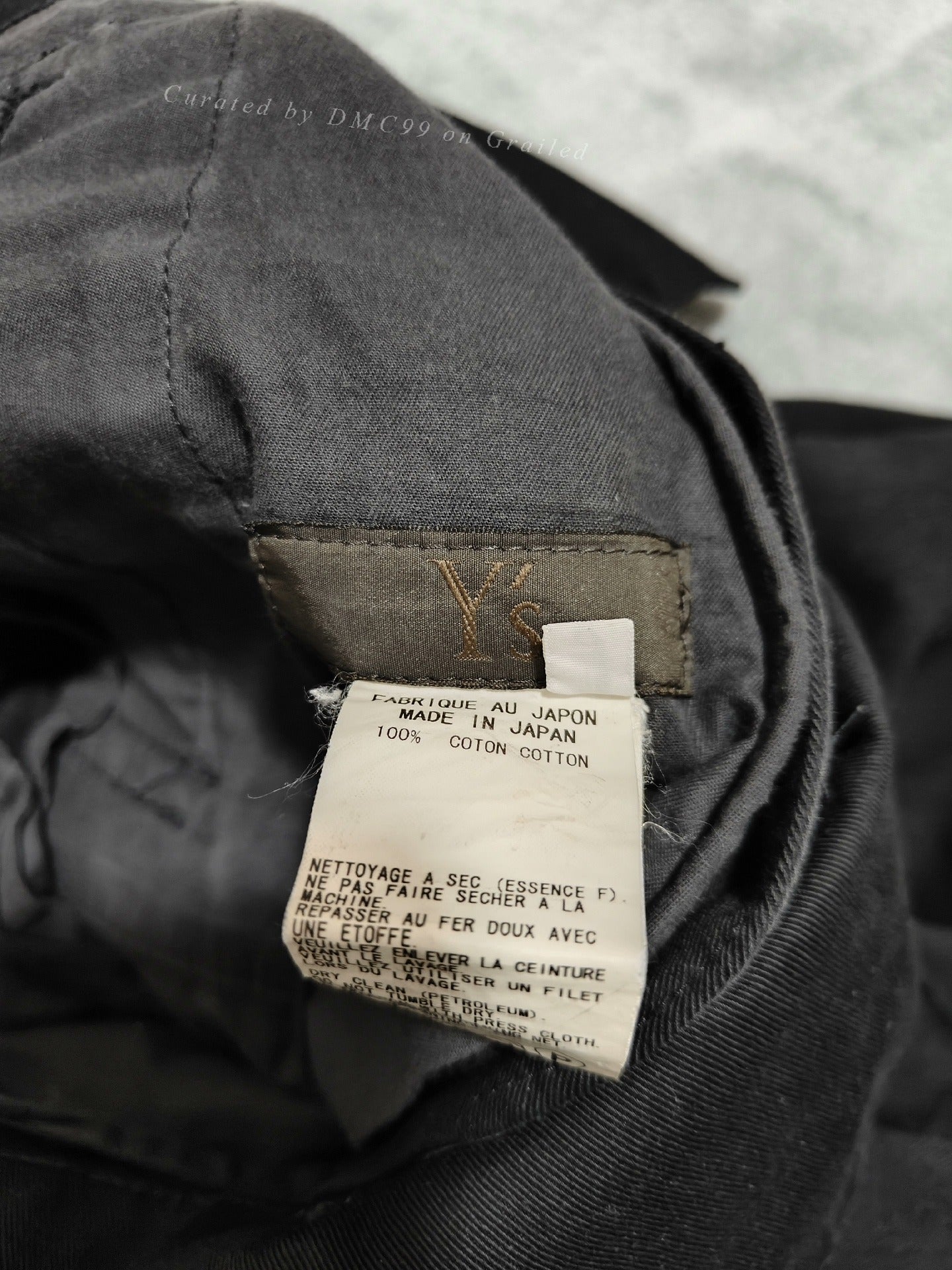 Yohji Yamamoto 01SS Cargo Pants