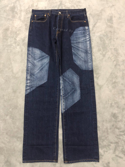 Yohji Yamamoto x Ozono 19SS Discharge Jeans