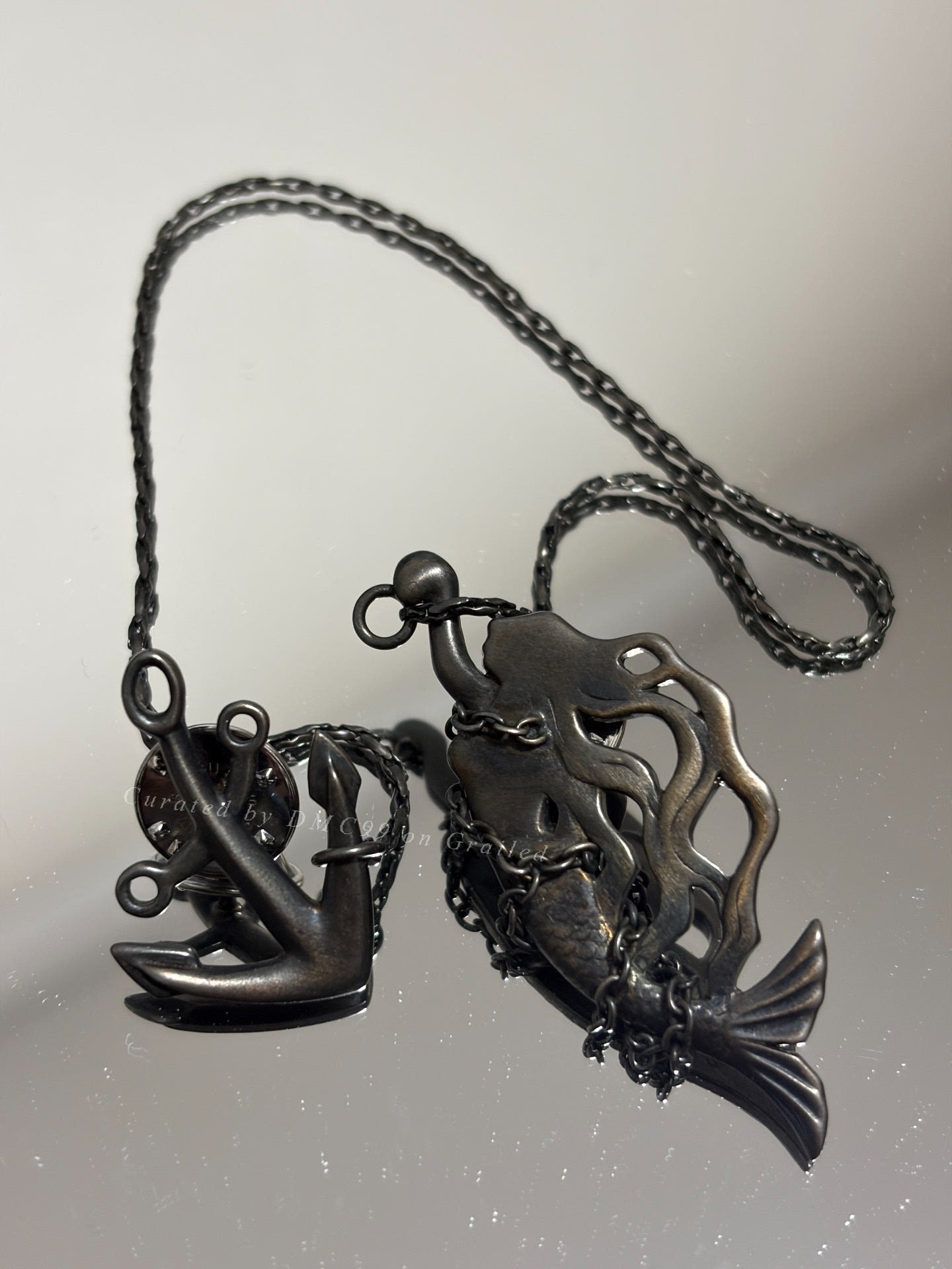 Yohji Yamamoto 2006AW Silver Mermaid Anchor Brooch