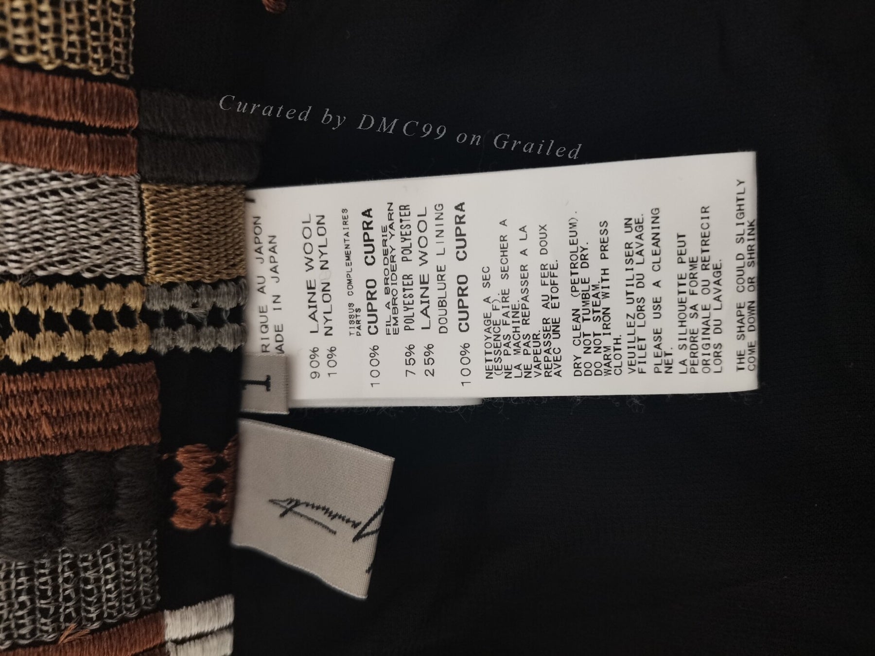 Yohji Yamamoto 15AW Mainline Robe