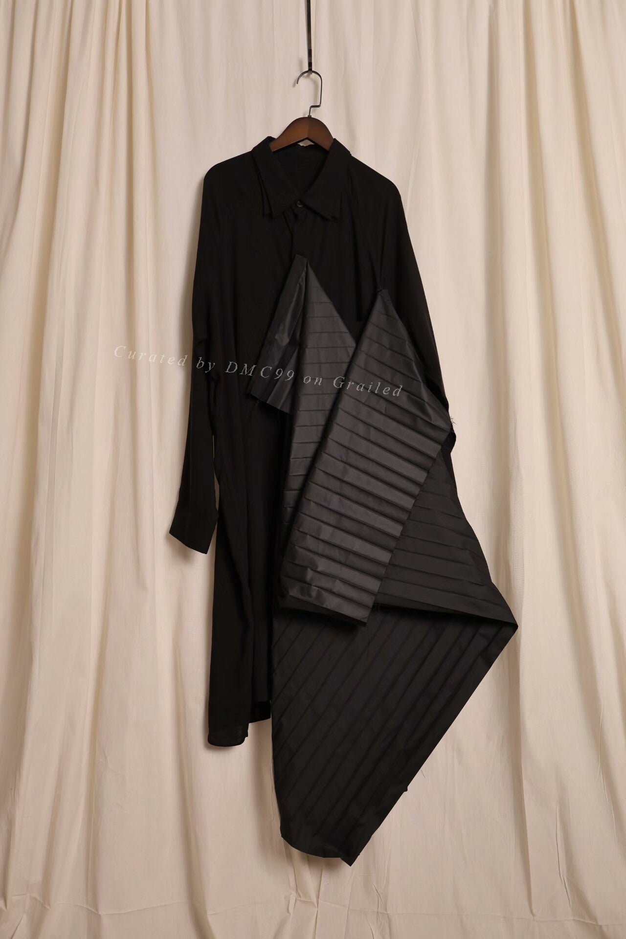 Yohji Yamamoto 22SS Pleated Shirt