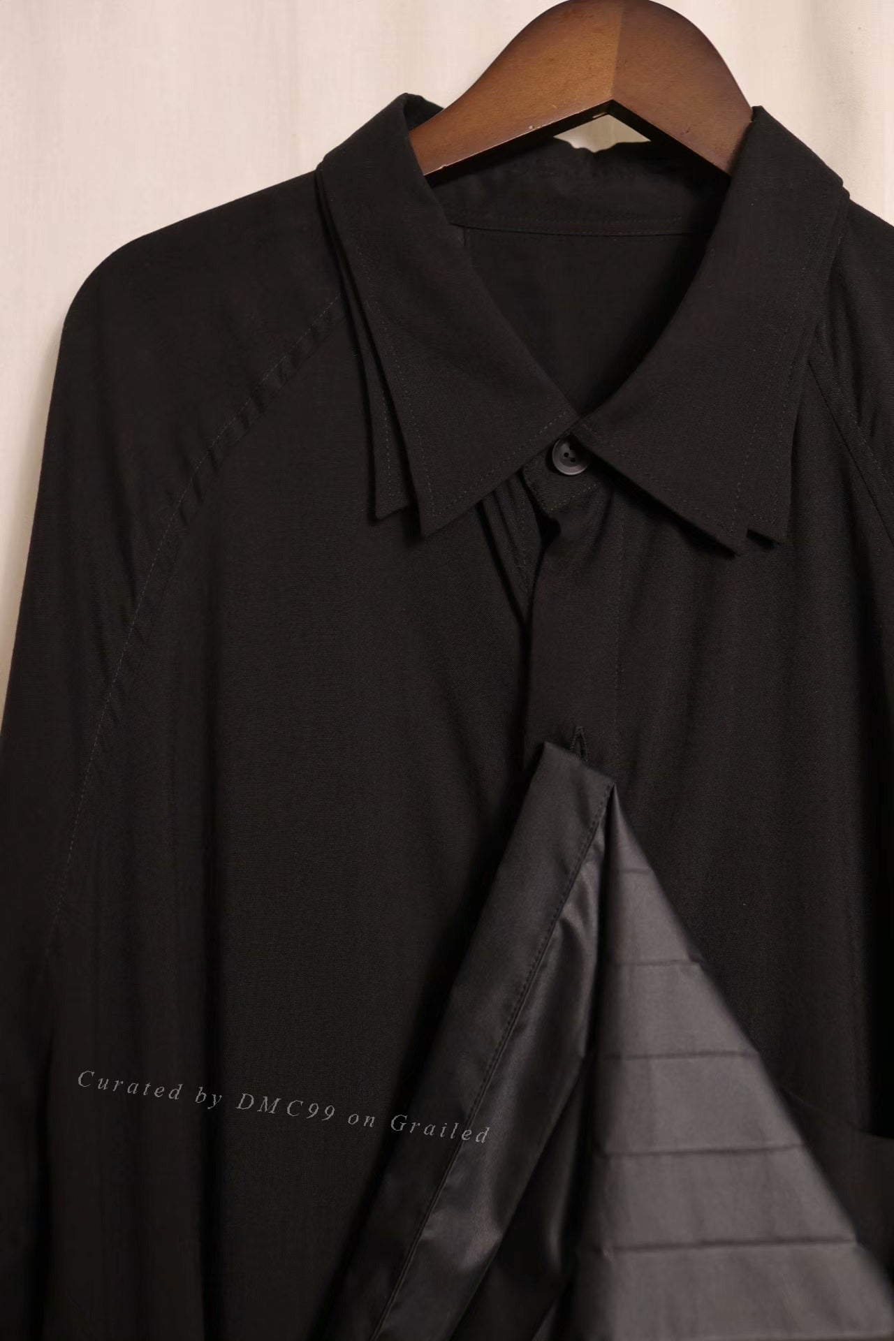 Yohji Yamamoto 22SS Pleated Shirt