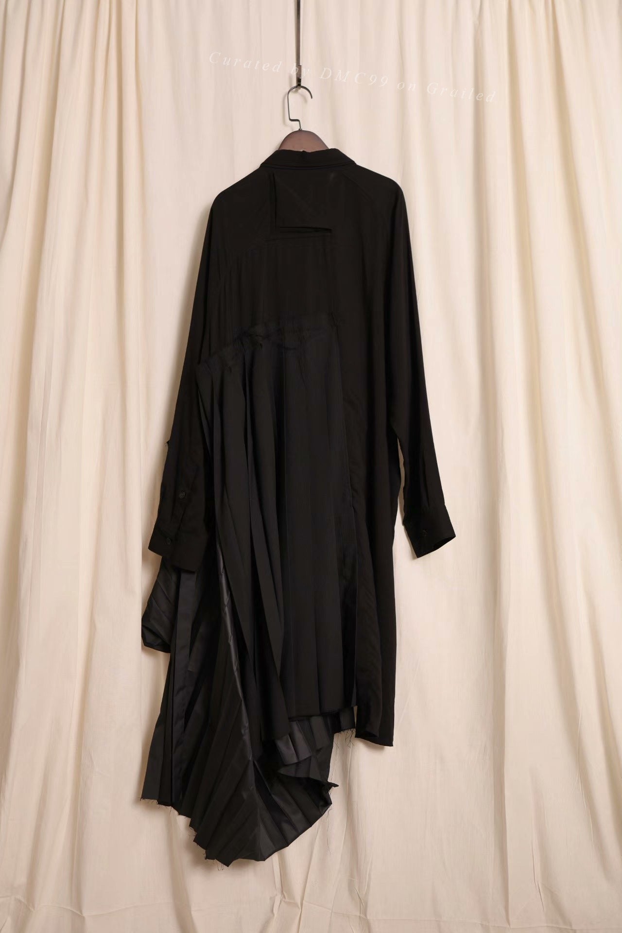 Yohji Yamamoto 22SS Pleated Shirt