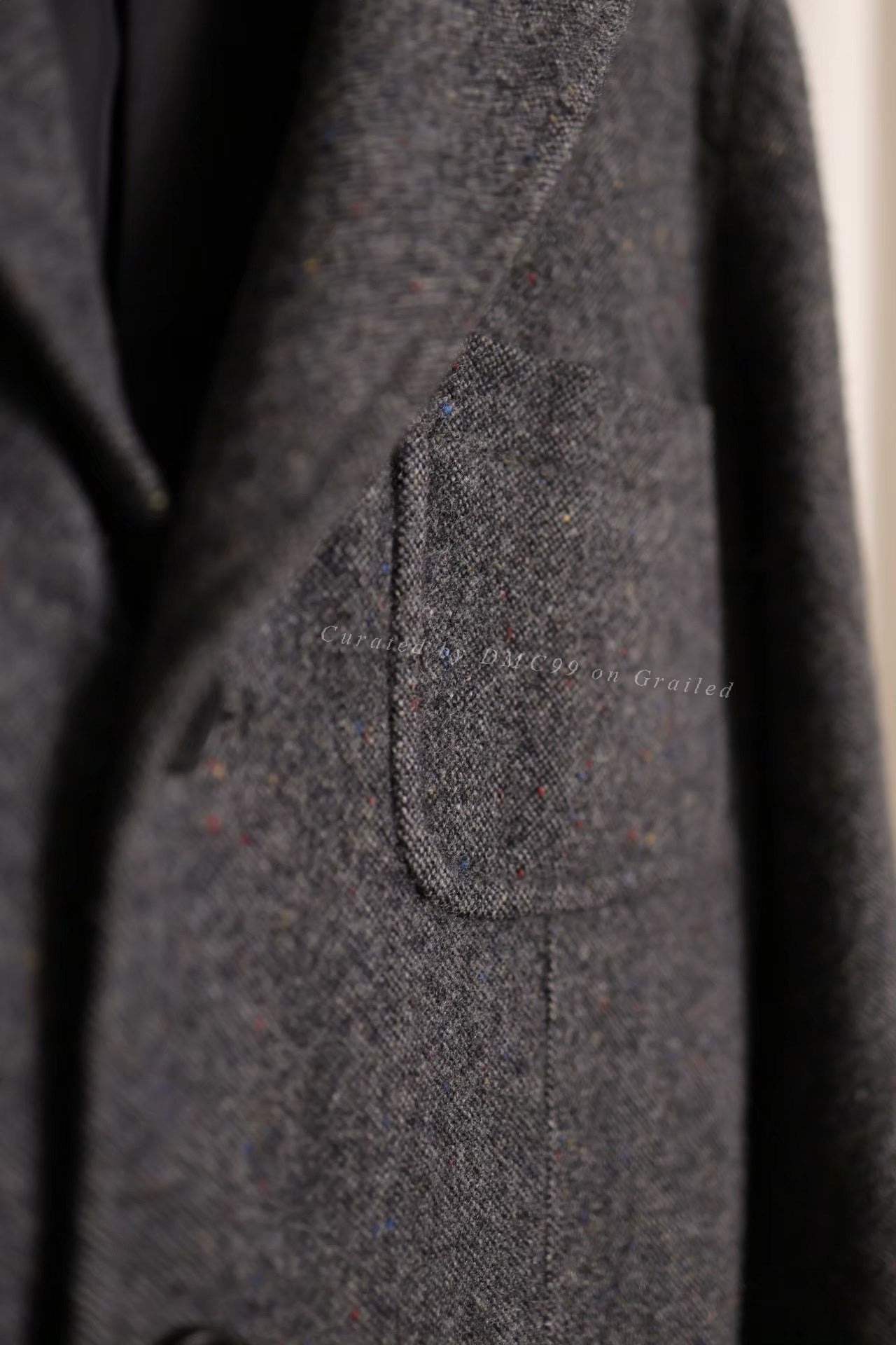 CDG Homme AD2004 Gray Wool Blazer