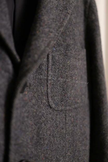 CDG Homme AD2004 Gray Wool Blazer