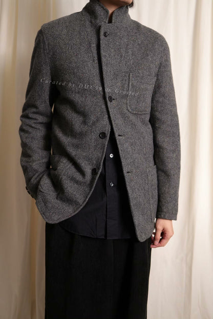 CDG Homme AD2004 Gray Wool Blazer