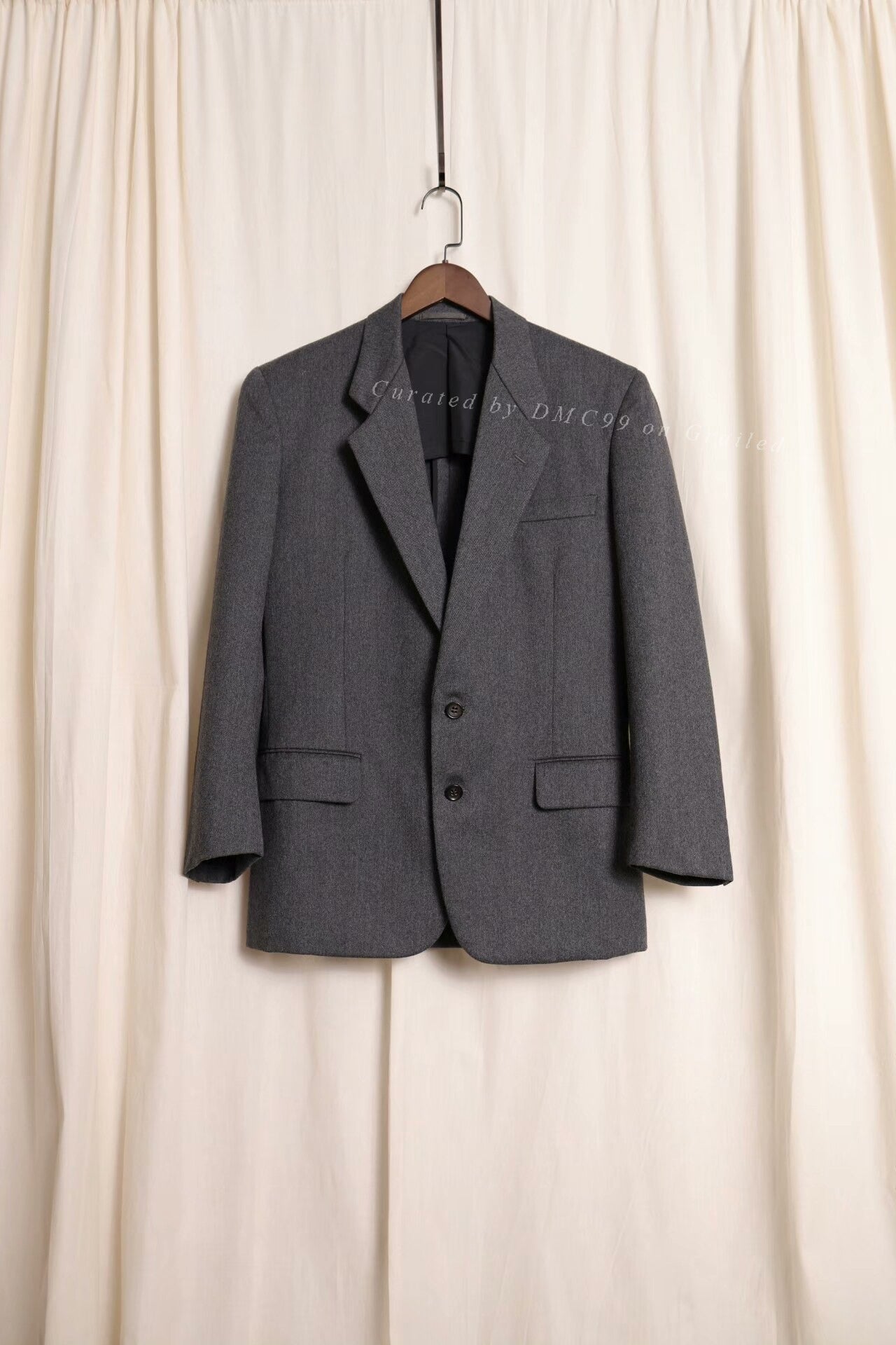 Comme des Garcons Homme 1980s Waist-Cinch Blazer