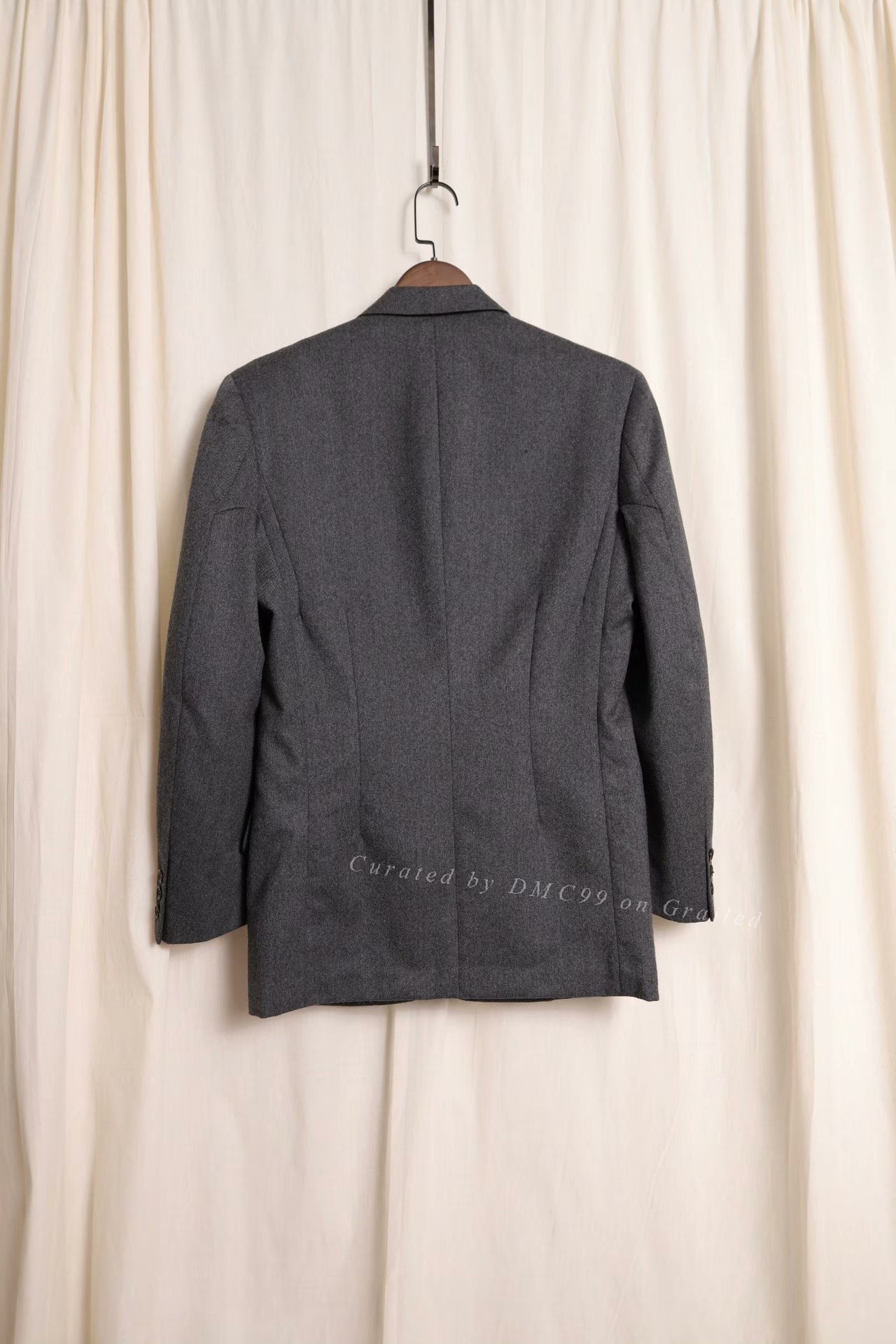 Comme des Garcons Homme 1980s Waist-Cinch Blazer