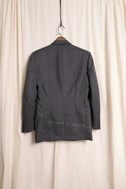 Comme des Garcons Homme 1980s Waist-Cinch Blazer