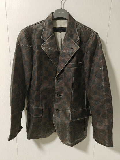 Comme des Garçons 02AW Checkered Suit Jacket