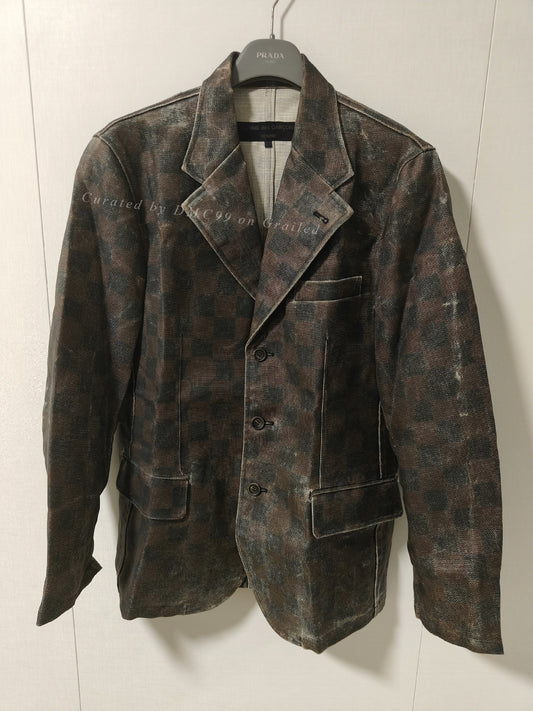 Comme des Garçons 02AW Checkered Suit Jacket
