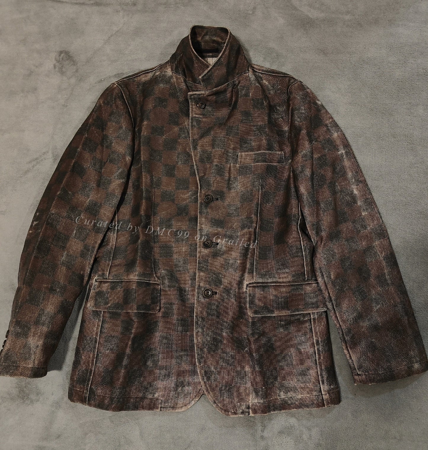 Comme des Garçons 02AW Checkered Suit Jacket