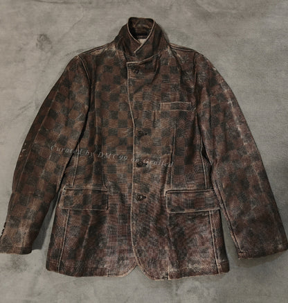 Comme des Garçons 02AW Checkered Suit Jacket