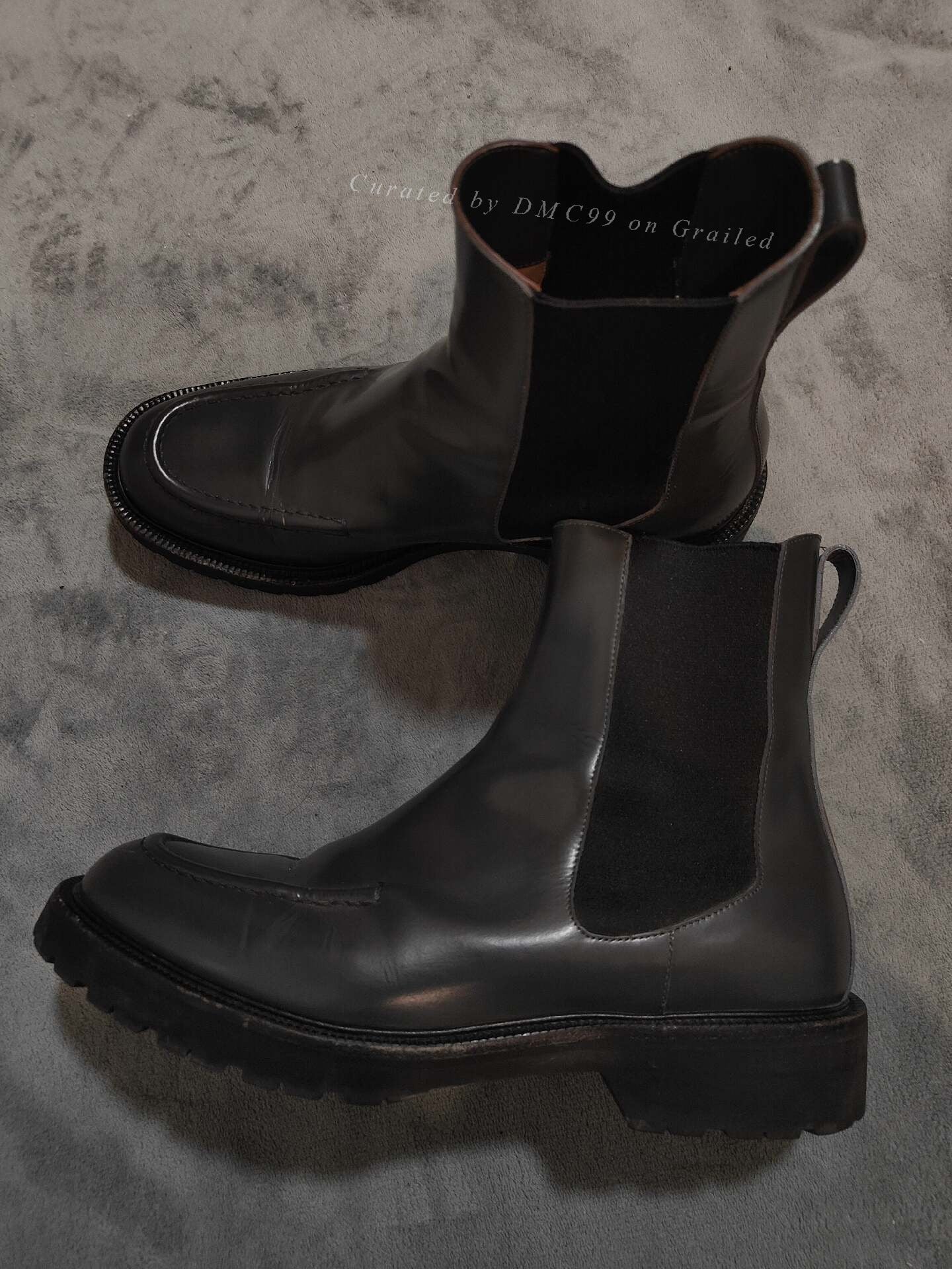Dries Van Noten Chelsea Round Toe Boots