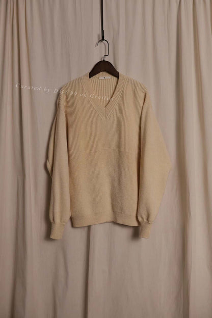 Y's by Yohji Yamamoto 1980s V-neck Sweater