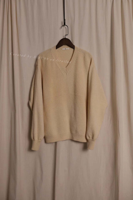 Y's by Yohji Yamamoto 1980s V-neck Sweater