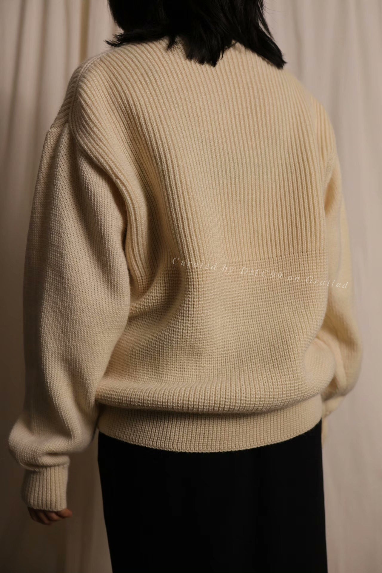 Y's by Yohji Yamamoto 1980s V-neck Sweater