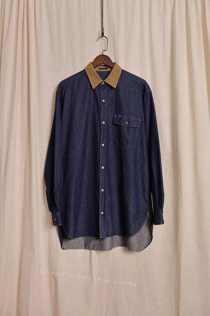 Y's for Men Denim Collar Shirt