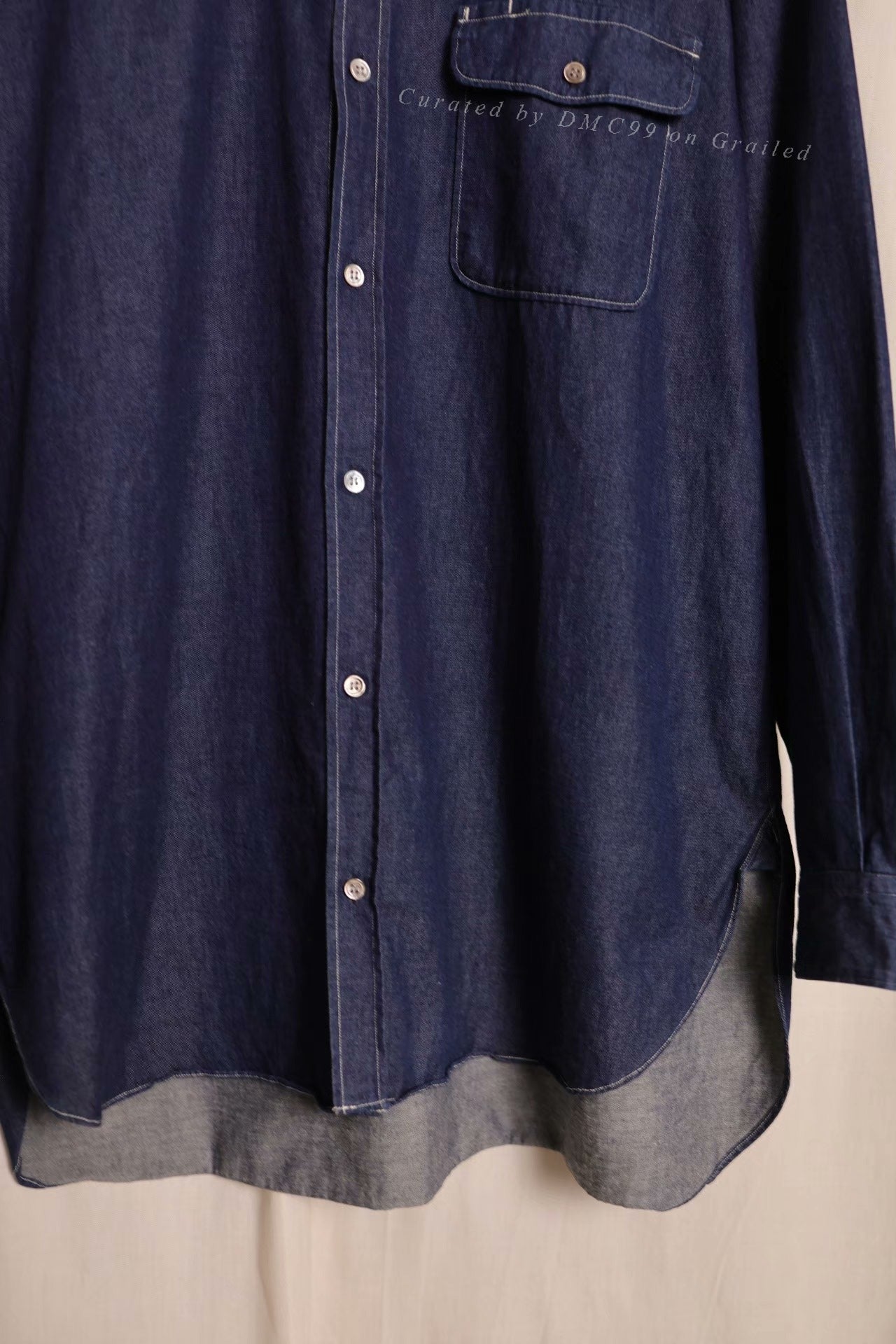 Y's for Men Denim Collar Shirt