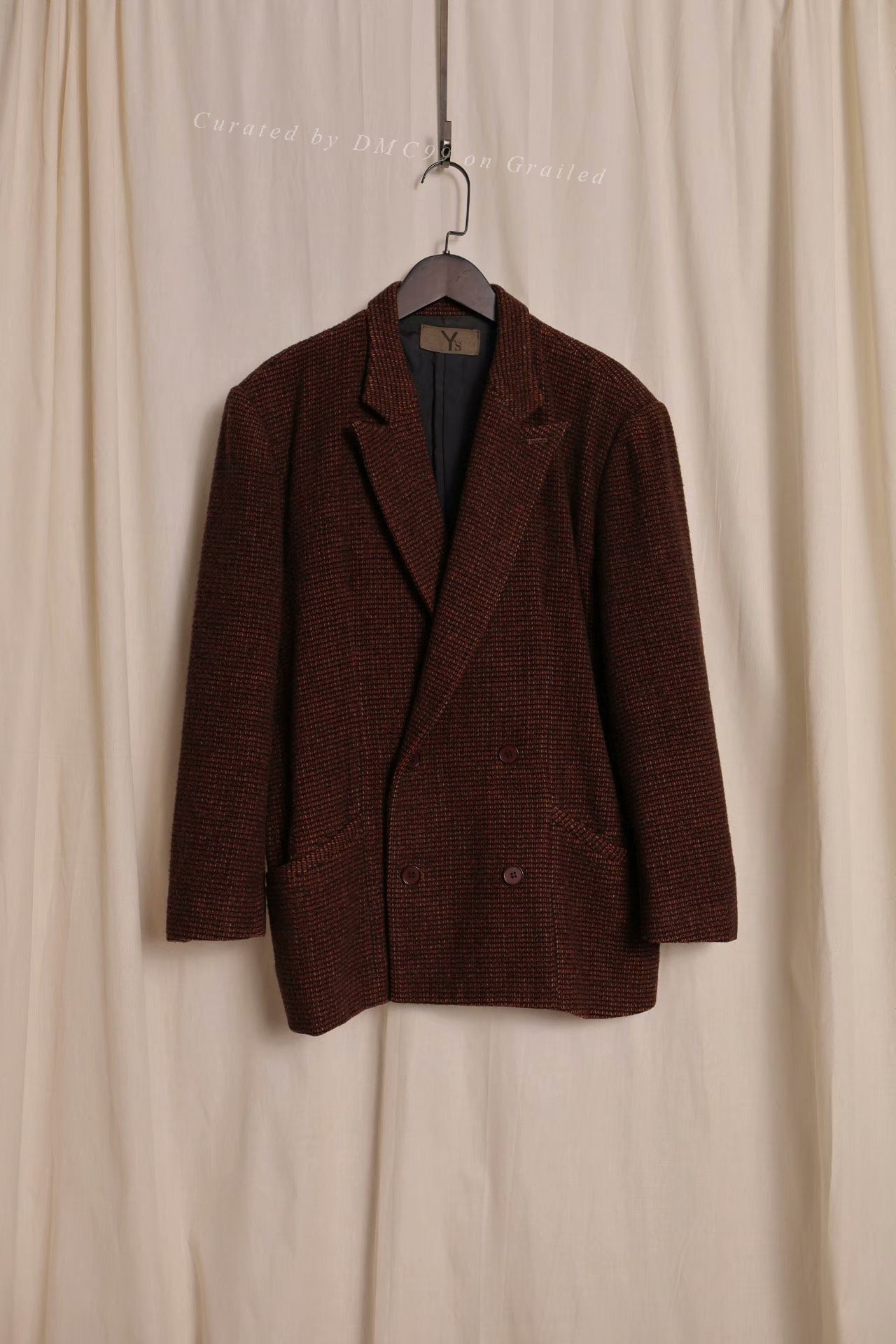 Y's by Yohji Yamamoto Multi Check Jacket