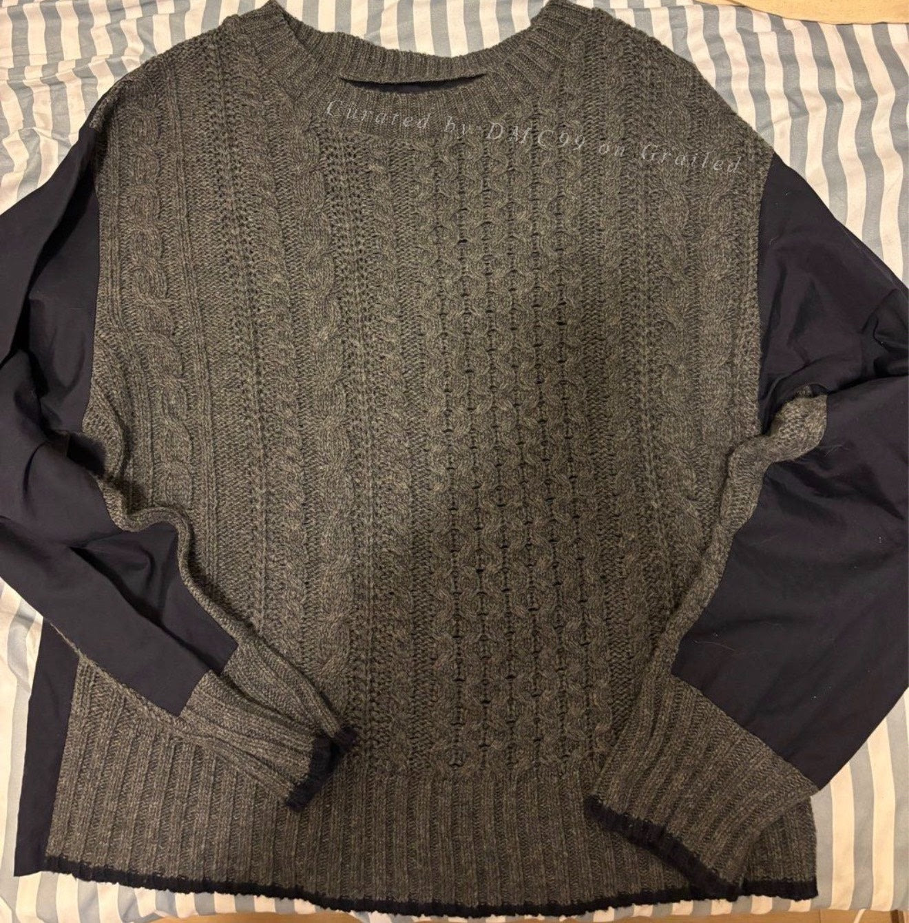 Y's Yohji Yamamoto Spliced Sweater