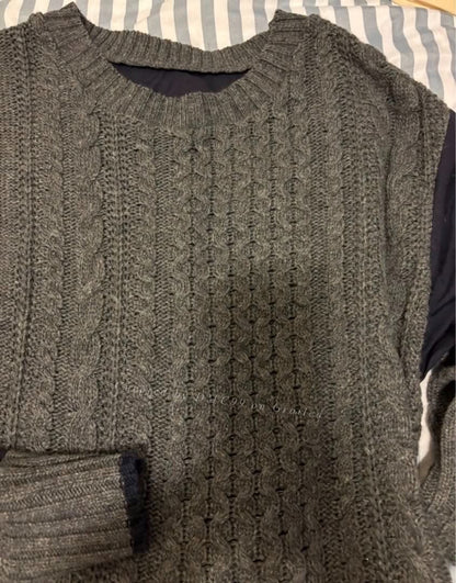 Y's Yohji Yamamoto Spliced Sweater