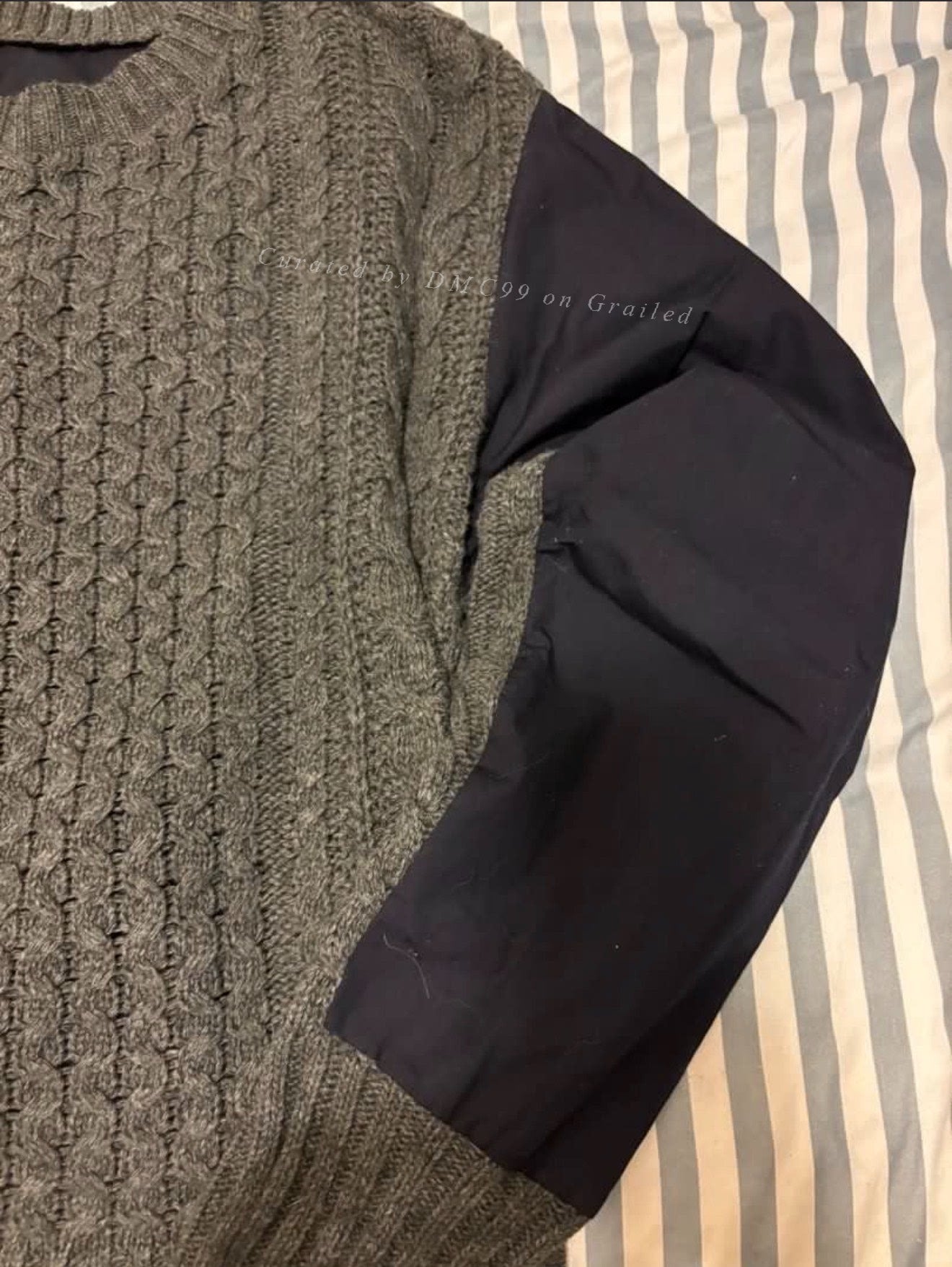 Y's Yohji Yamamoto Spliced Sweater