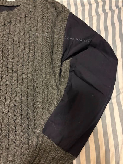 Y's Yohji Yamamoto Spliced Sweater