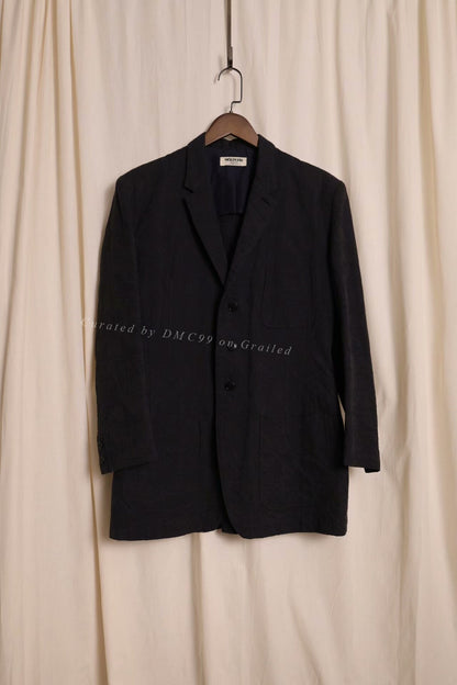 Moldyfig by Yohji Yamamoto Jacquard Belted Jacket