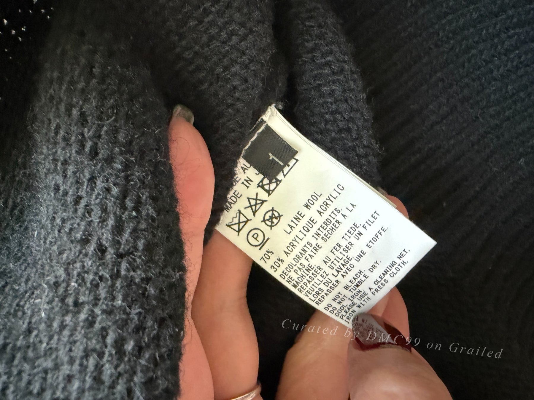Yohji Yamamoto RISMAT by Y's Sweater