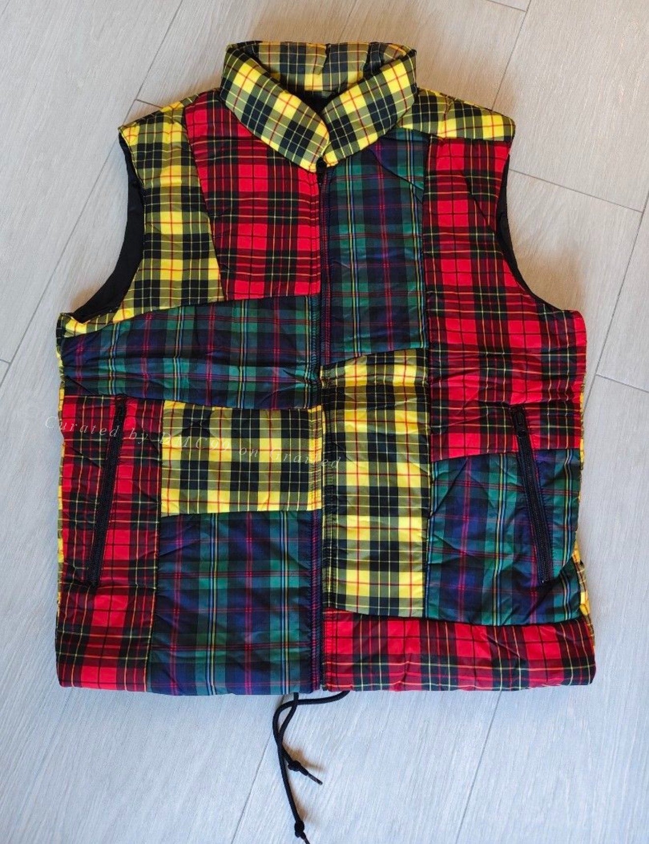 Comme des Garçons Plaid Down Jacket