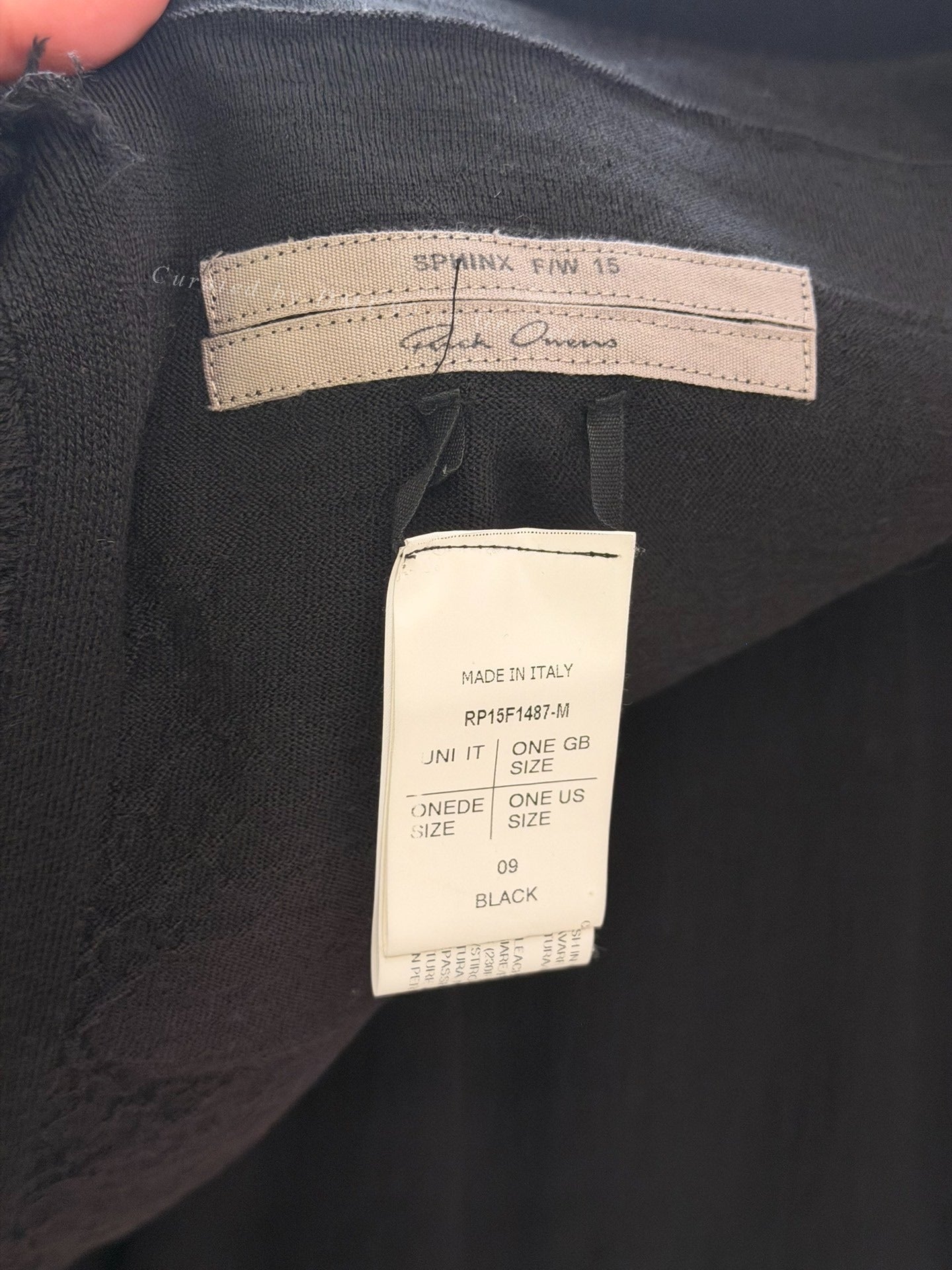Rick Owens Large Scarf