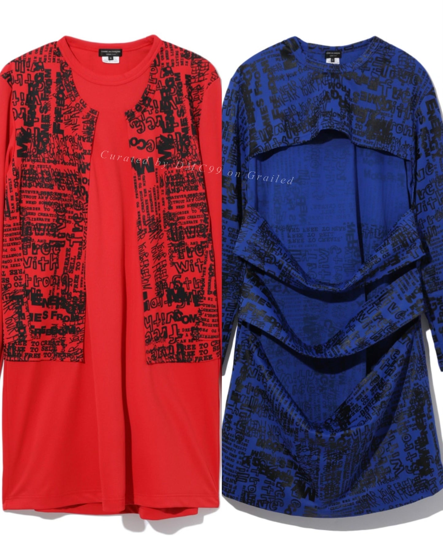 COMME des GARCONS HOMME PLUS Layered Print T-Shirt