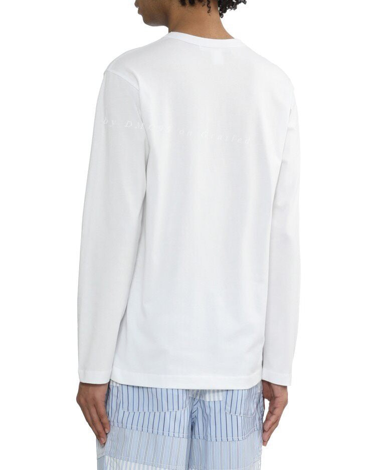 COMME des GARCONS SHIRT White Long Sleeve T-shirt