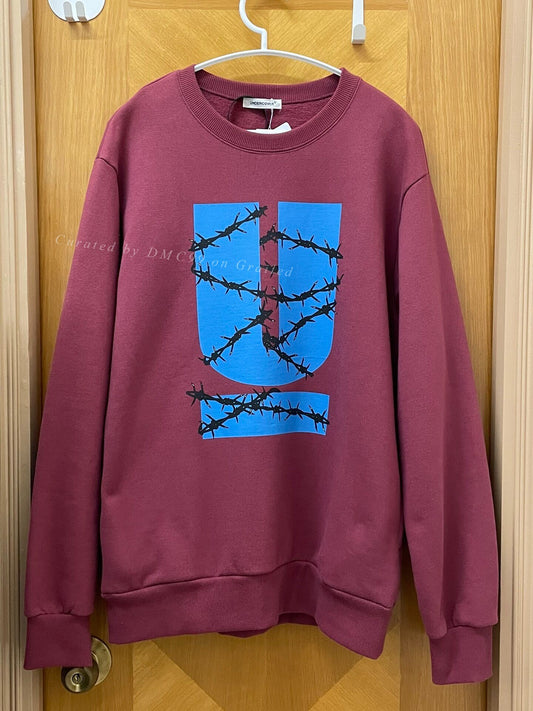 UNDERCOVER 24AW U Thorn Print Crewneck