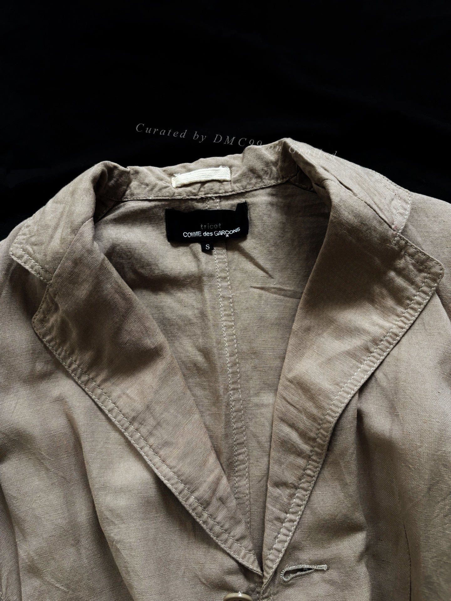 Comme des Garcons 2002 Deconstructed Linen Blazer