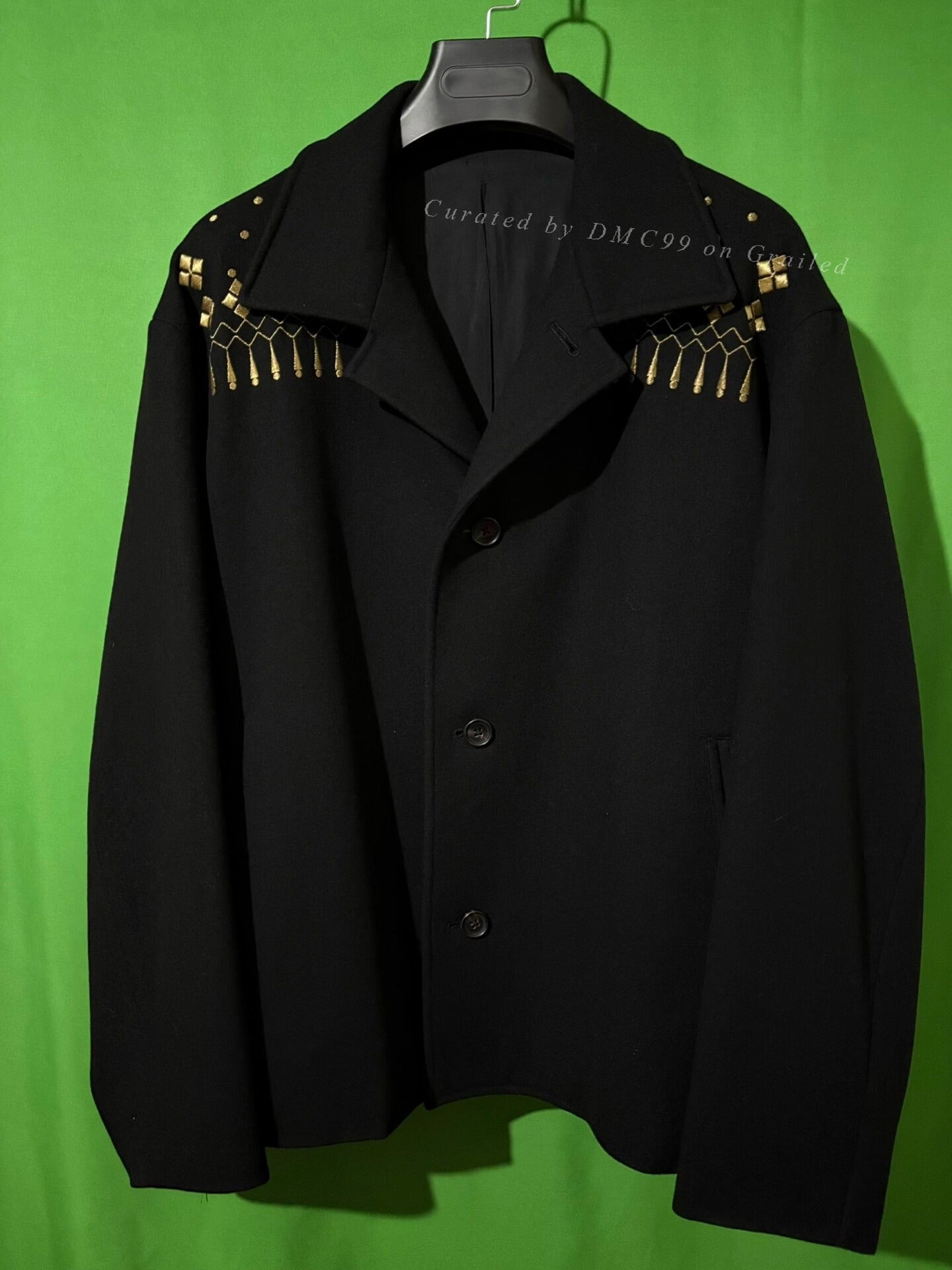 Yohji Yamamoto 92 AW Gold Embroidery Jacket