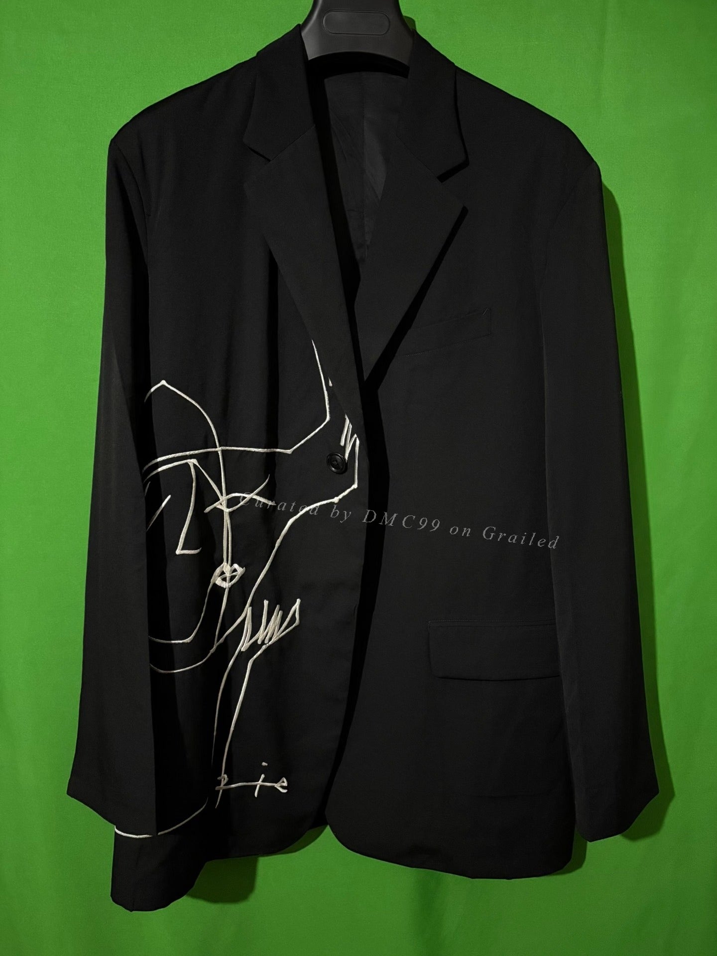 Yohji Yamamoto 16AW Rie Embroidered Jacket
