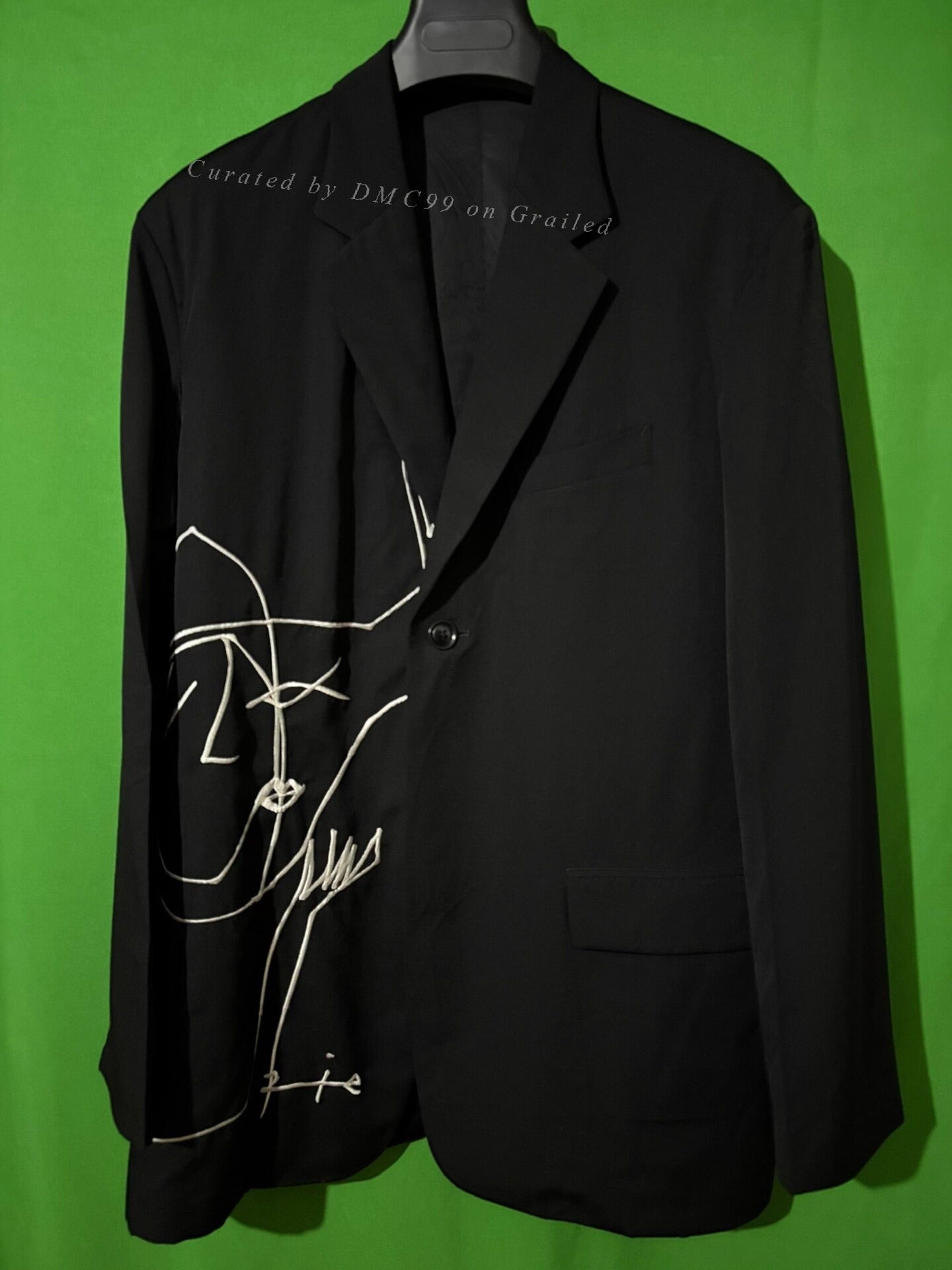 Yohji Yamamoto 16AW Rie Embroidery Jacket