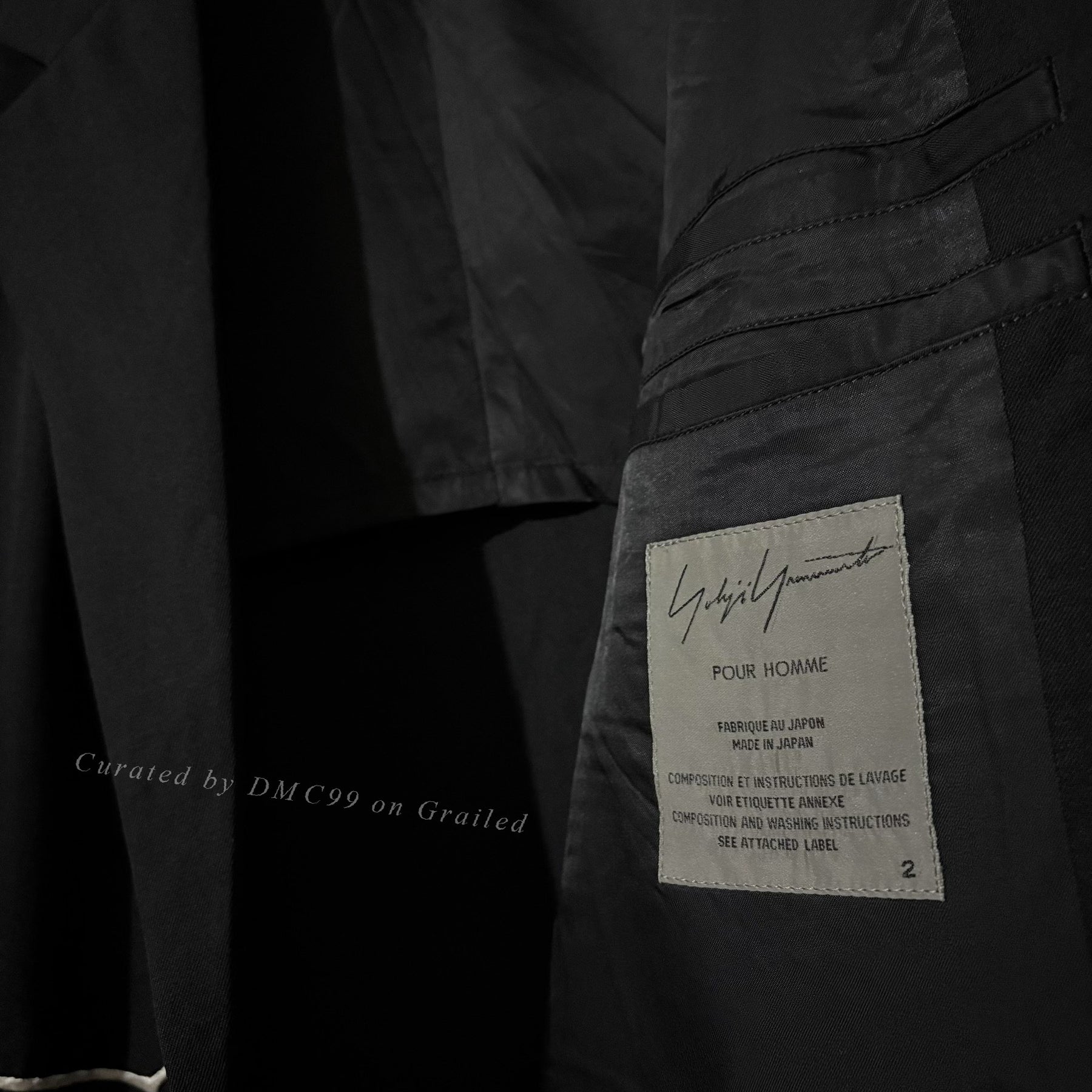 Yohji Yamamoto 16AW Rie Embroidery Jacket