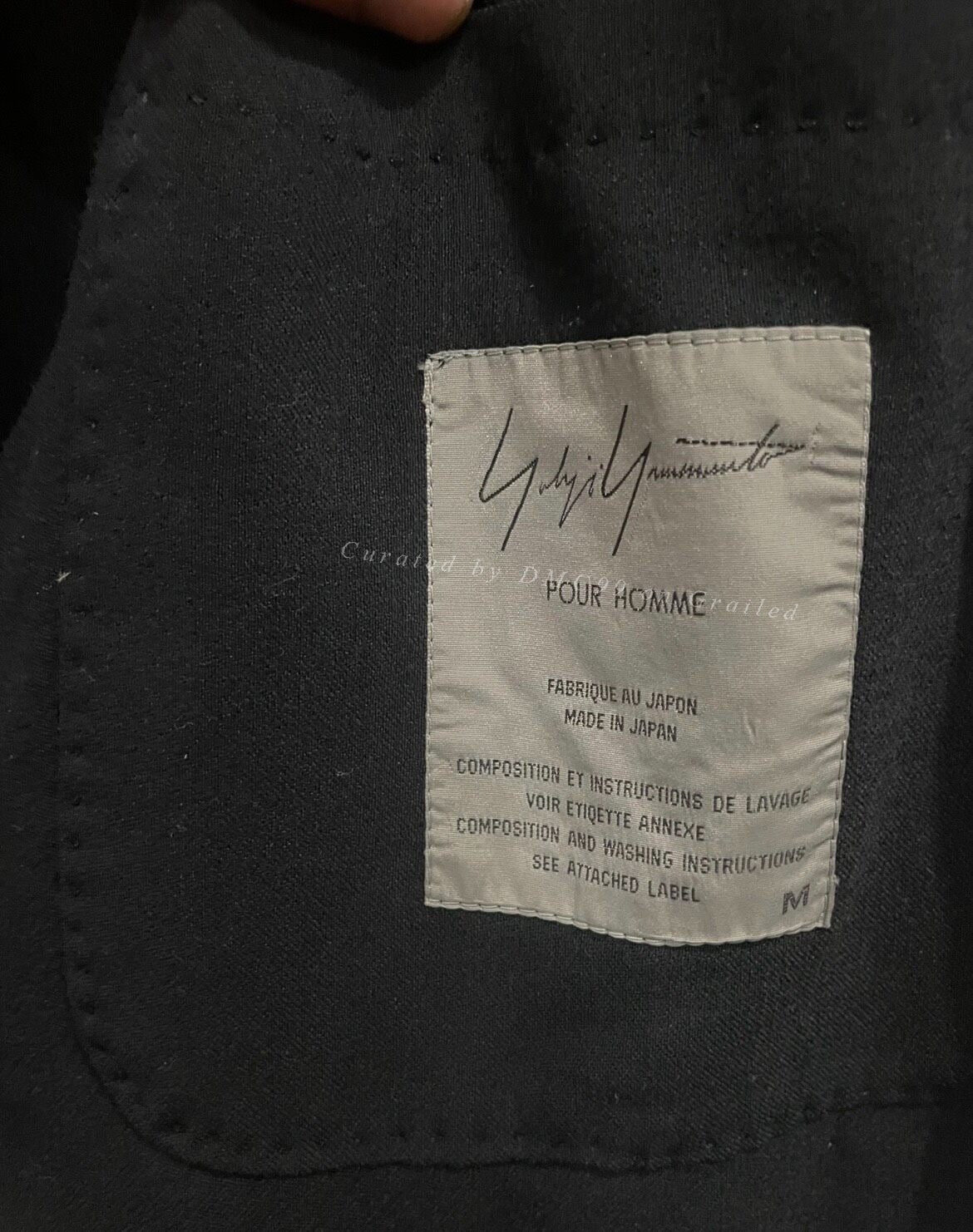 Yohji Yamamoto 94AW Scarf Collar Coat