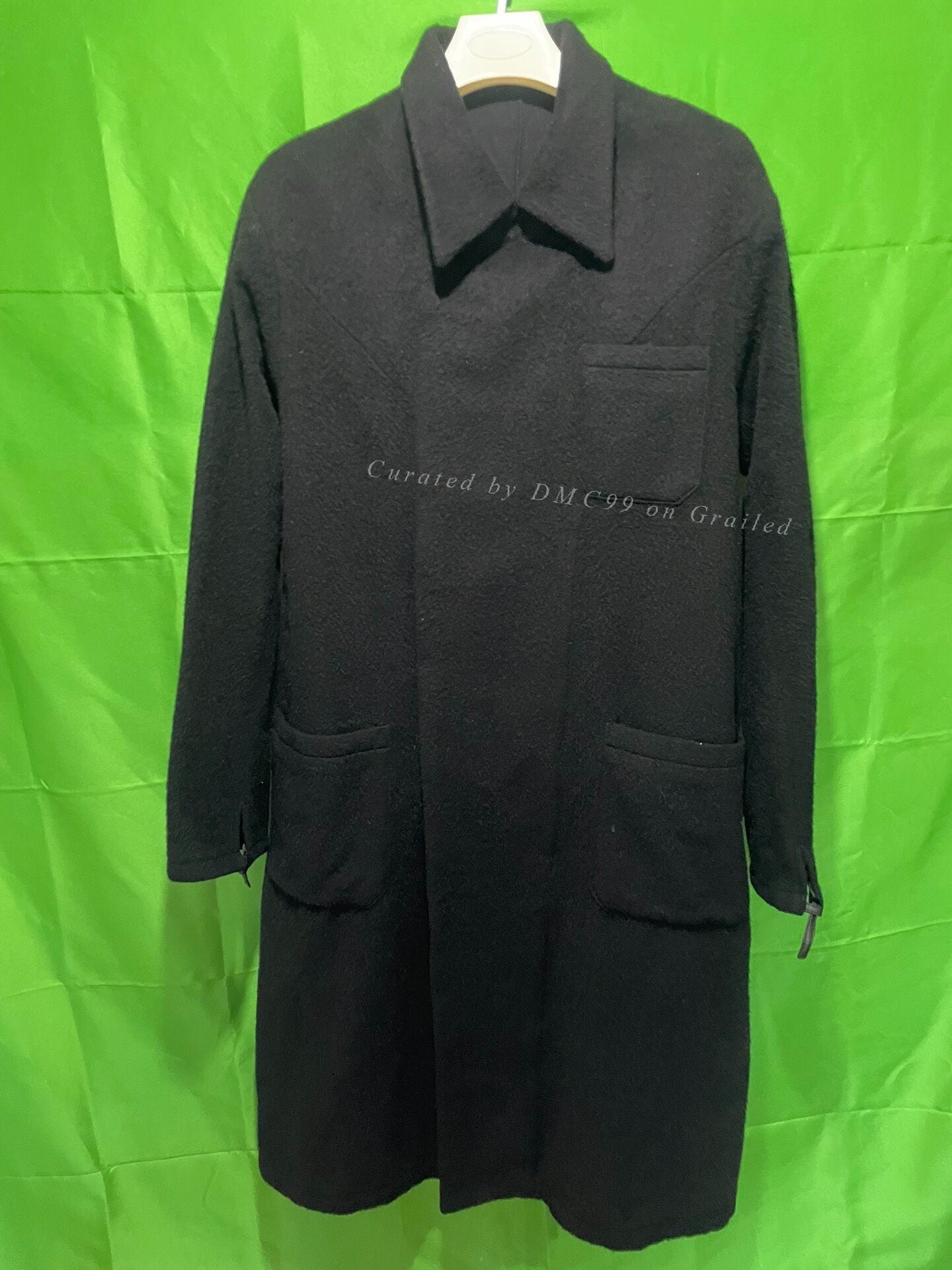 Yohji Yamamoto 97AW Leather Rope Belt Coat