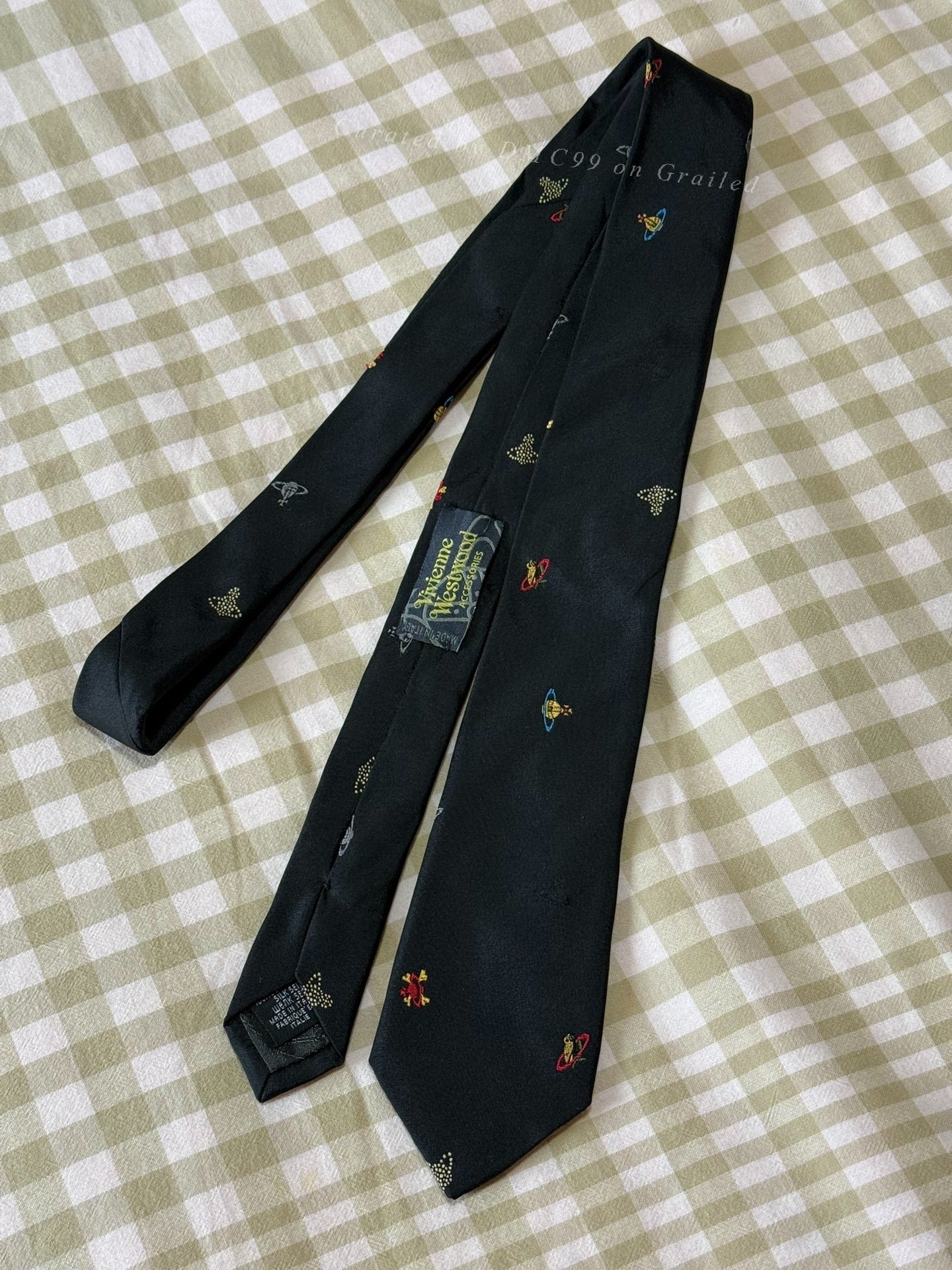 Vivienne Westwood Saturn Pattern Tie