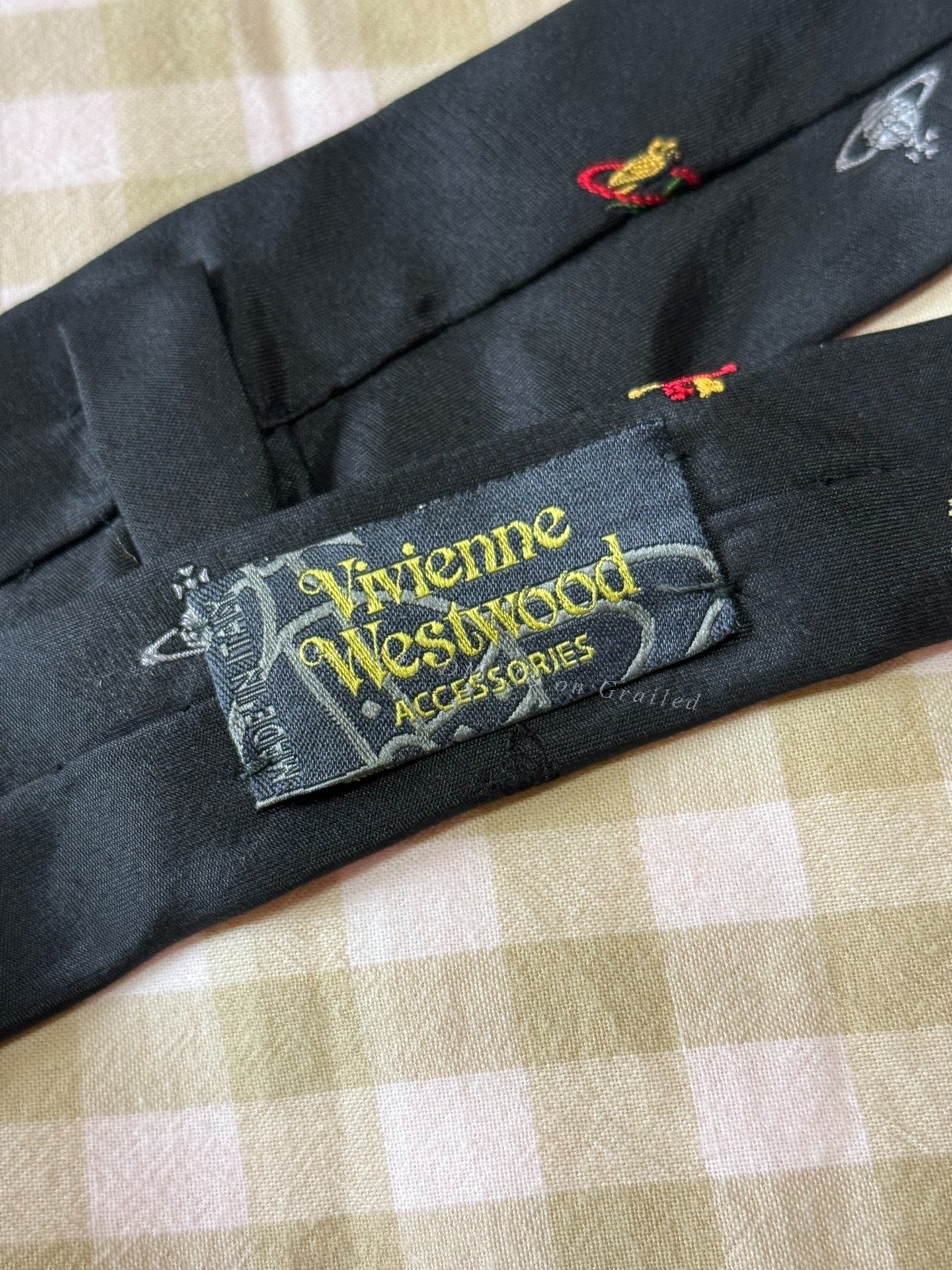 Vivienne Westwood Saturn Pattern Tie