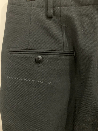Yohji Yamamoto 02AW Leather Buckle Trousers