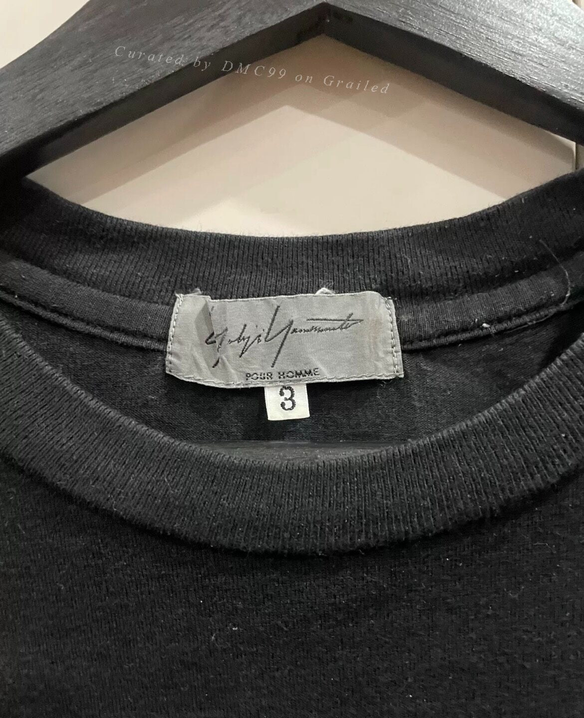 Yohji Yamamoto 07SS Slogan Short Sleeve