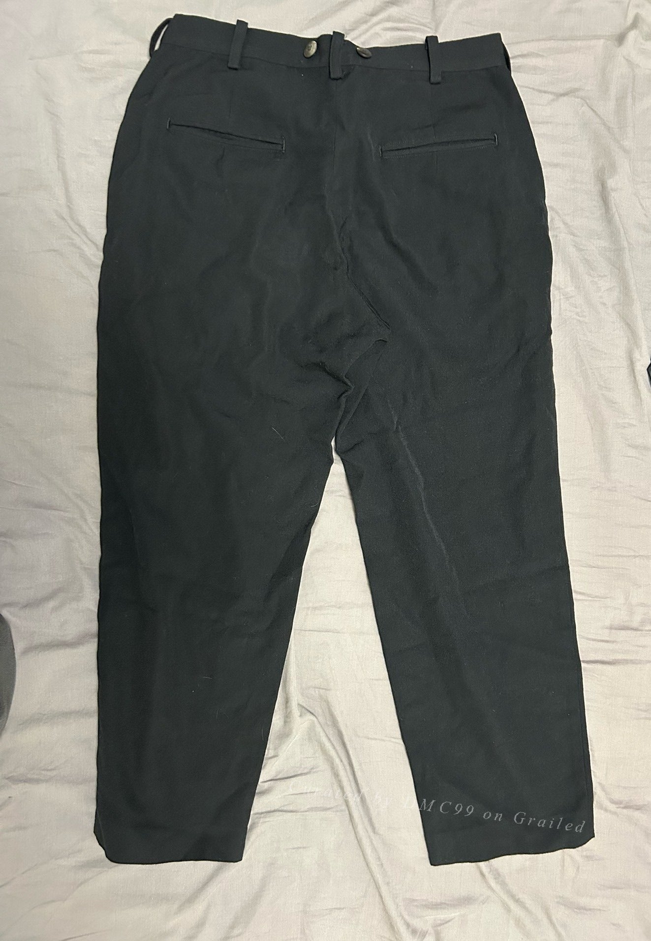 Yohji Yamamoto Main Line Wool Casual Pants