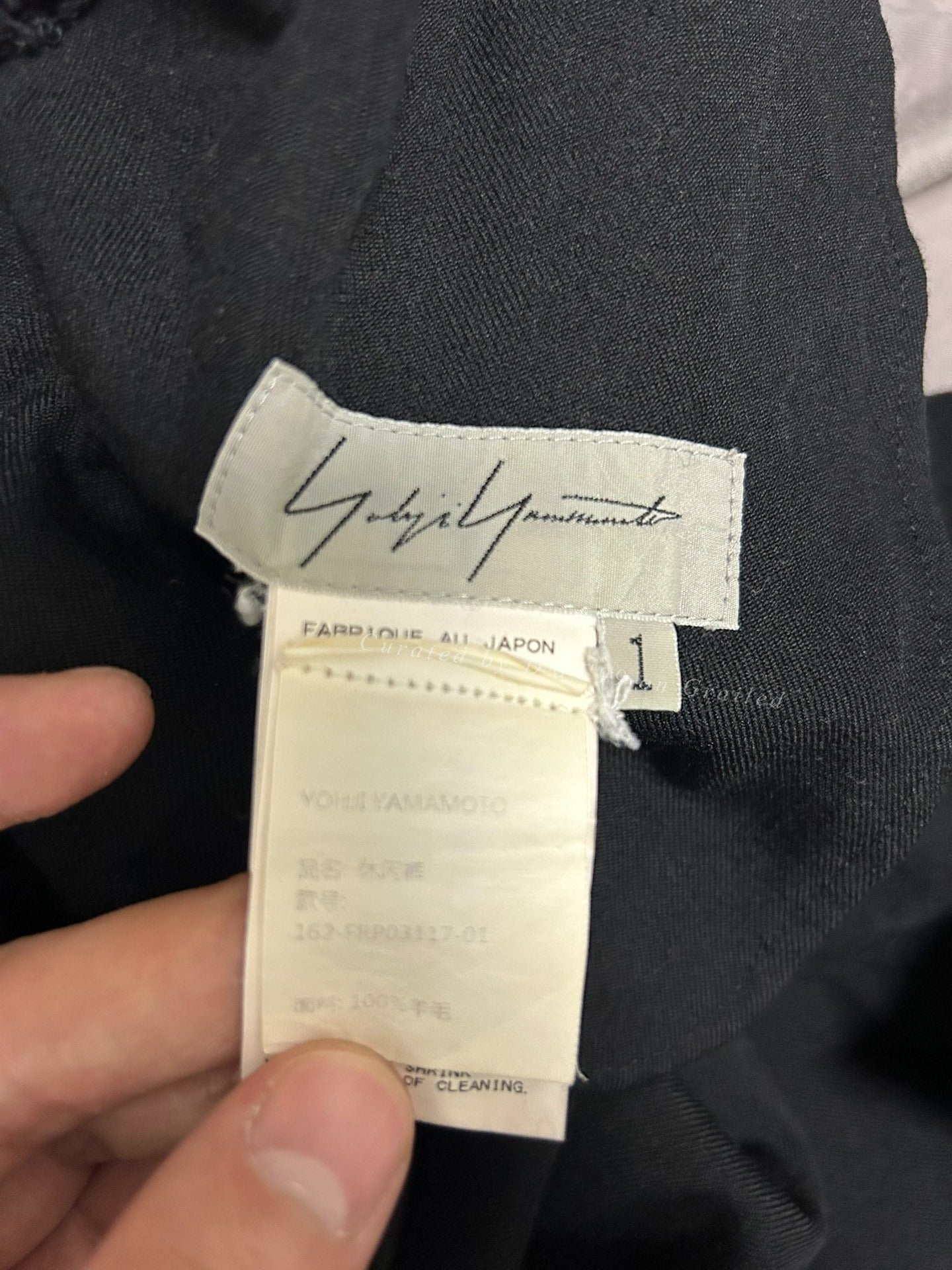 Yohji Yamamoto Main Line Wool Casual Pants