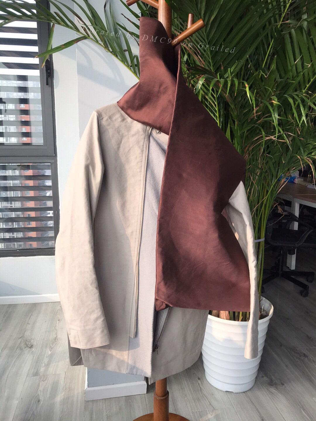 Rick Owens Silk Large Scarf